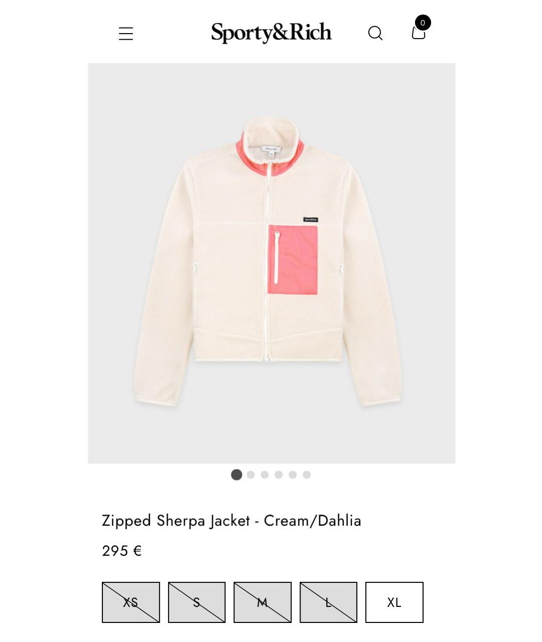 SPORTY AND RICH Бежевый спортивные костюмы, фото 8