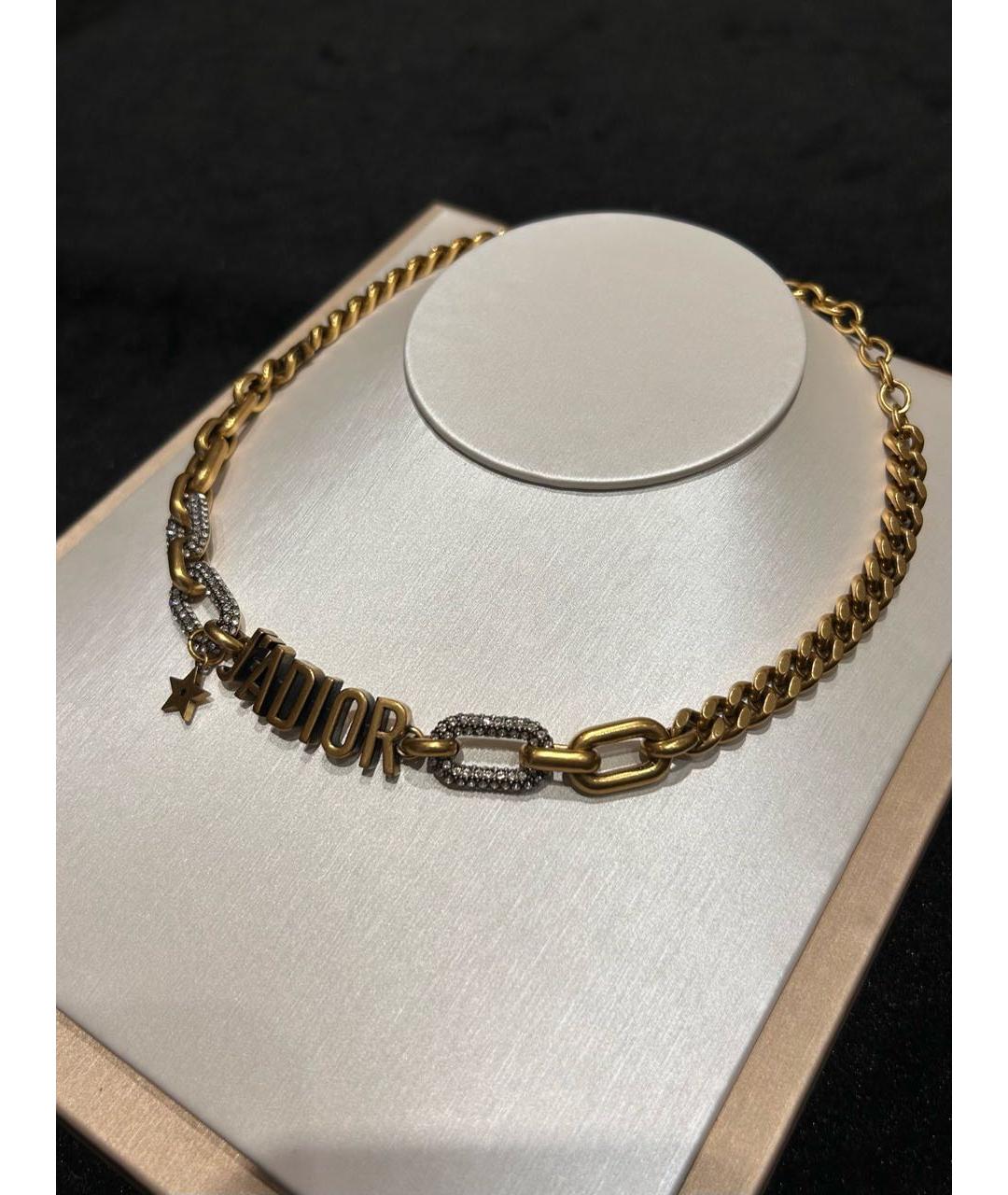 CHRISTIAN DIOR Золотое колье, фото 4