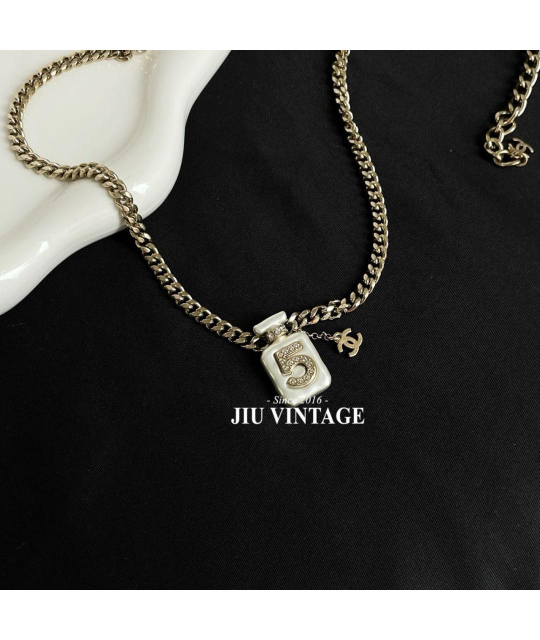 CHANEL Золотое колье, фото 8