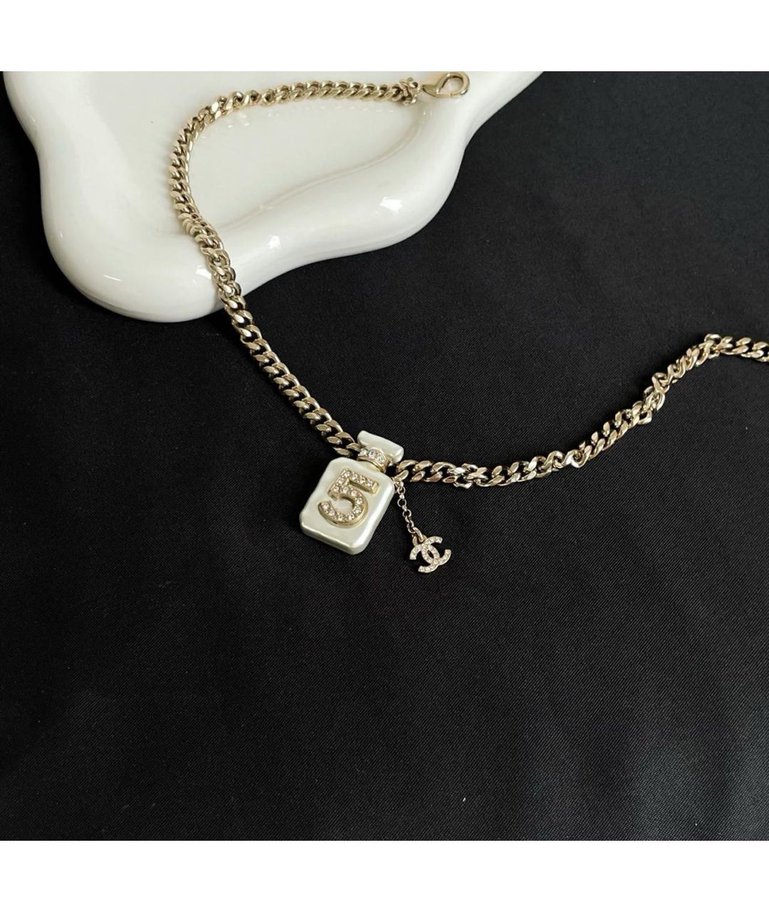 CHANEL Золотое колье, фото 3