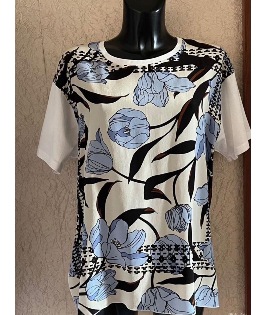 WEEKEND MAX MARA Мульти хлопко-эластановая футболка, фото 4