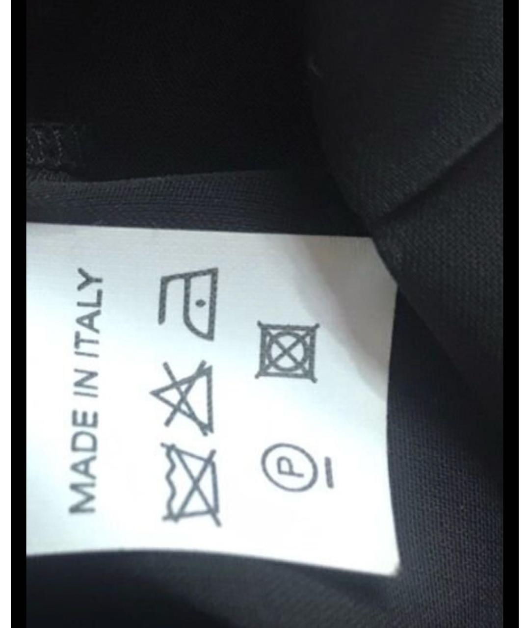 BLUMARINE Черная хлопковая майка, фото 4