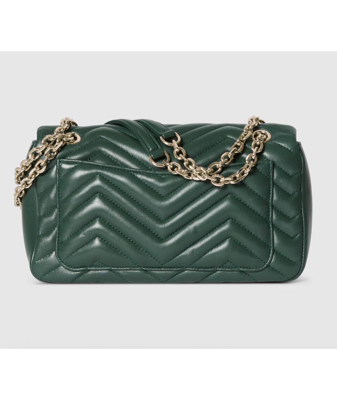 GUCCI Зеленая кожаная сумка через плечо, фото 2