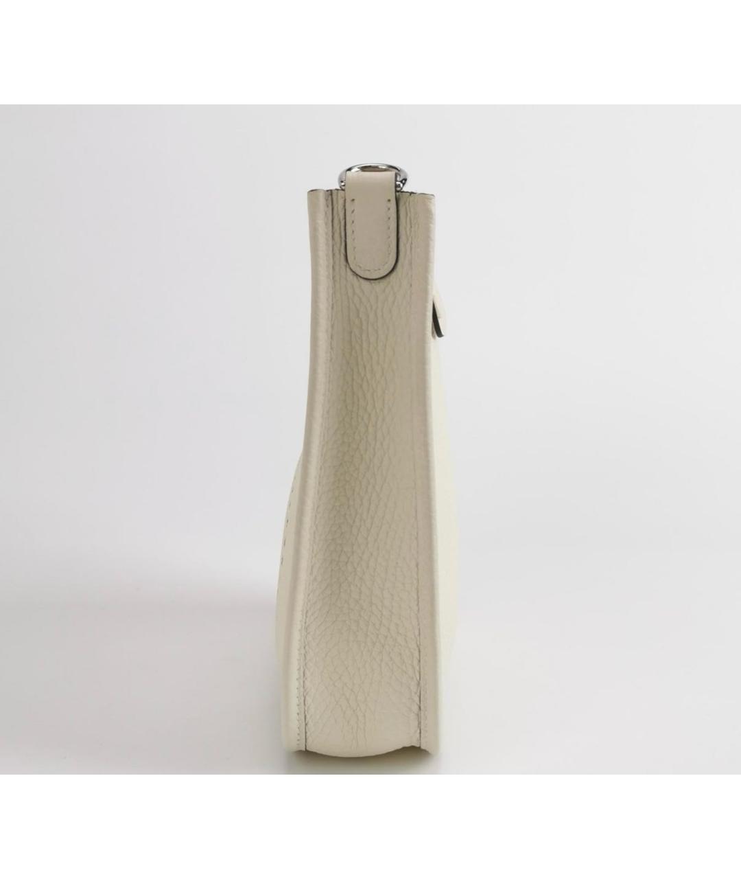 HERMES Бежевая кожаная сумка через плечо, фото 2