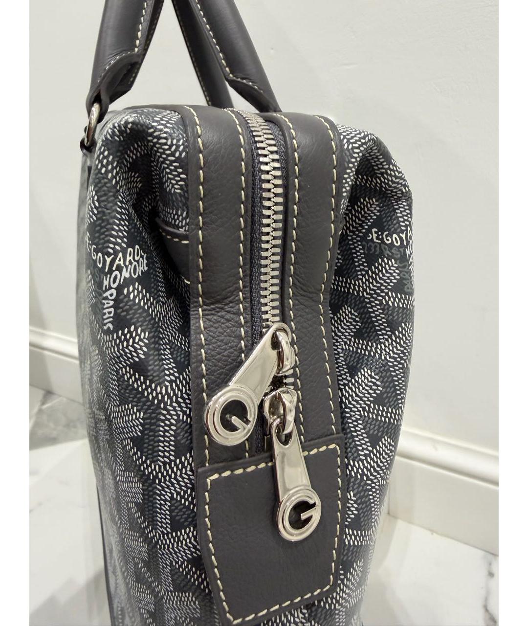 GOYARD Серый портфель, фото 6