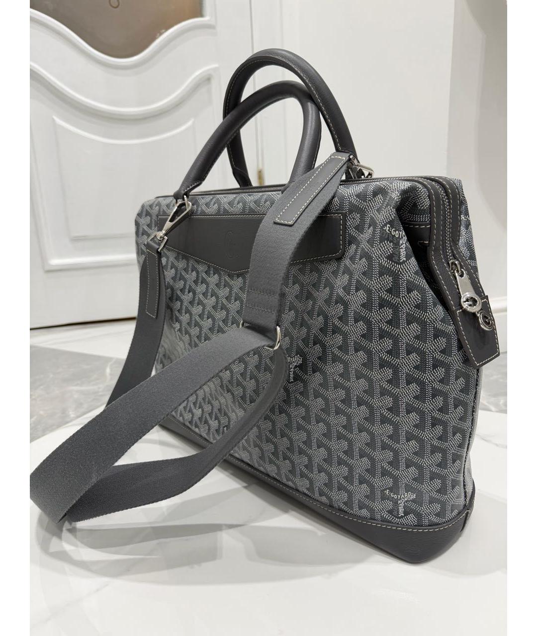 GOYARD Серый портфель, фото 2