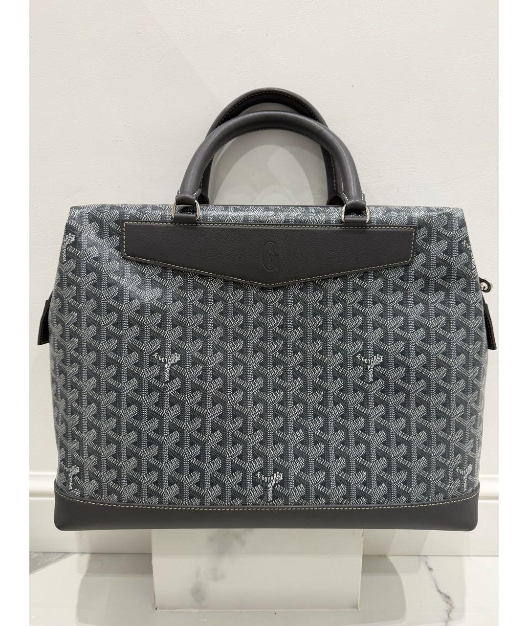 GOYARD Серый портфель, фото 9