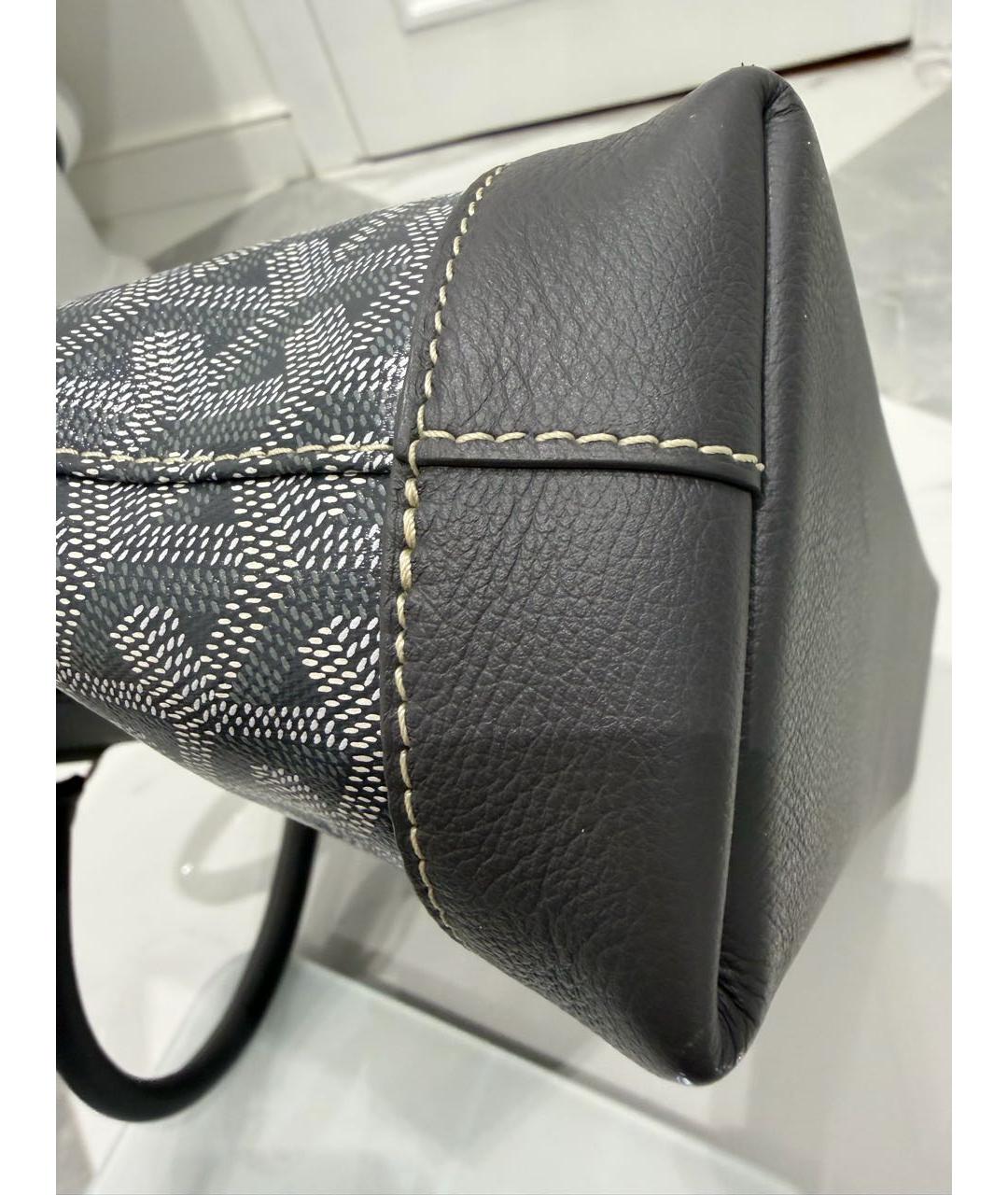 GOYARD Серый портфель, фото 7