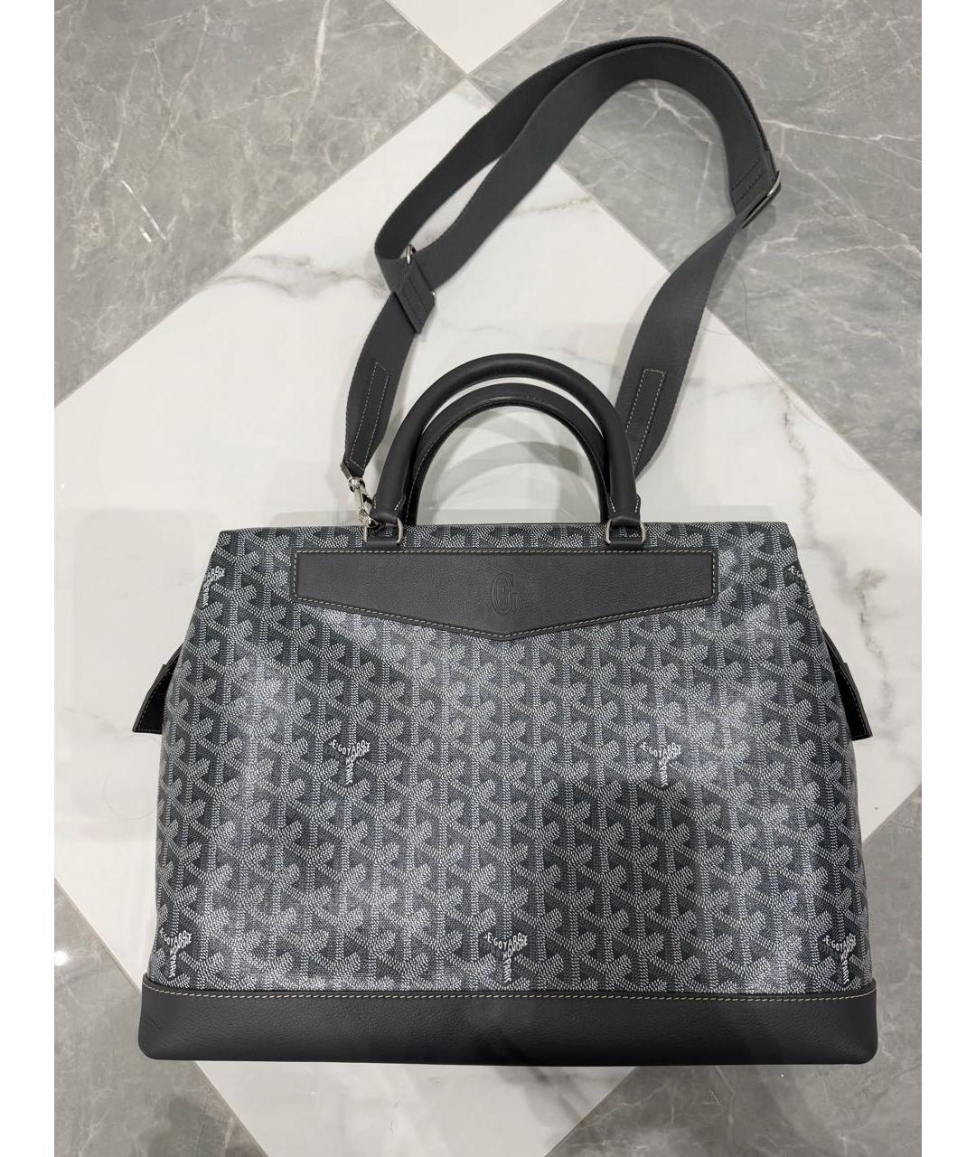 GOYARD Серый портфель, фото 3