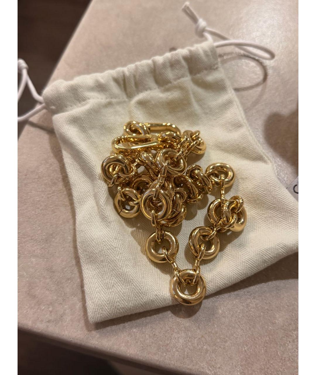 LOEWE Горчичная кожаная сумка с короткими ручками, фото 3