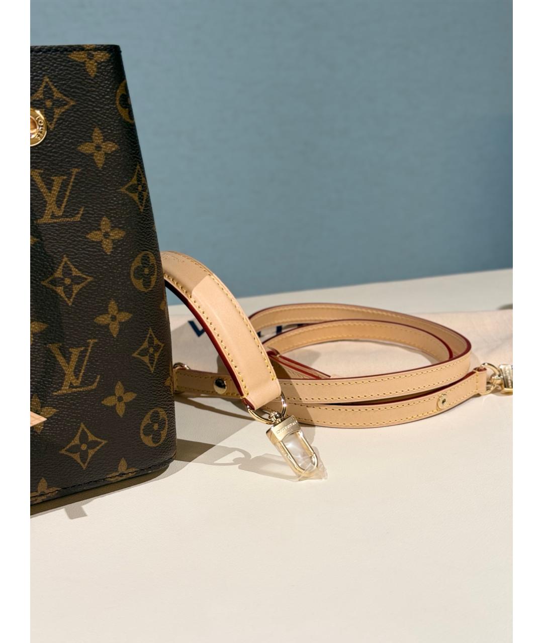 LOUIS VUITTON Коричневая сумка через плечо, фото 3