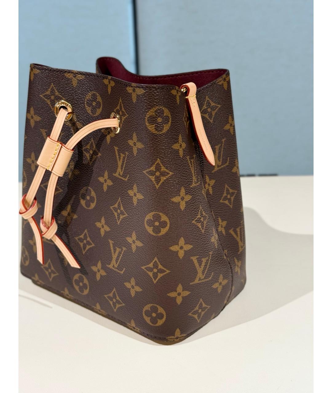 LOUIS VUITTON Коричневая сумка через плечо, фото 4