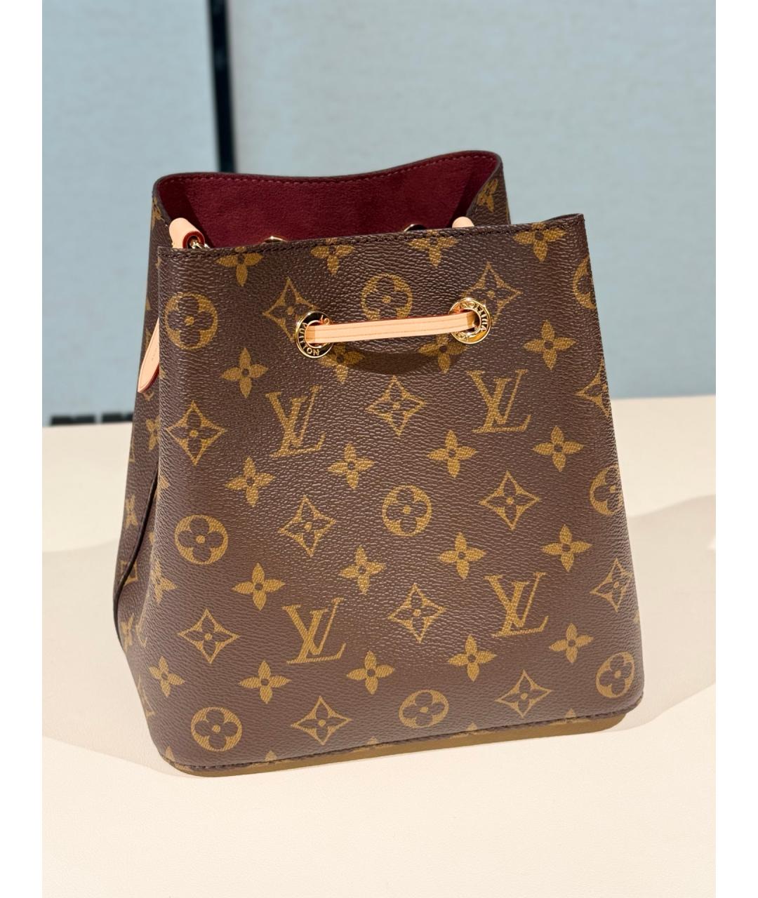 LOUIS VUITTON Коричневая сумка через плечо, фото 6