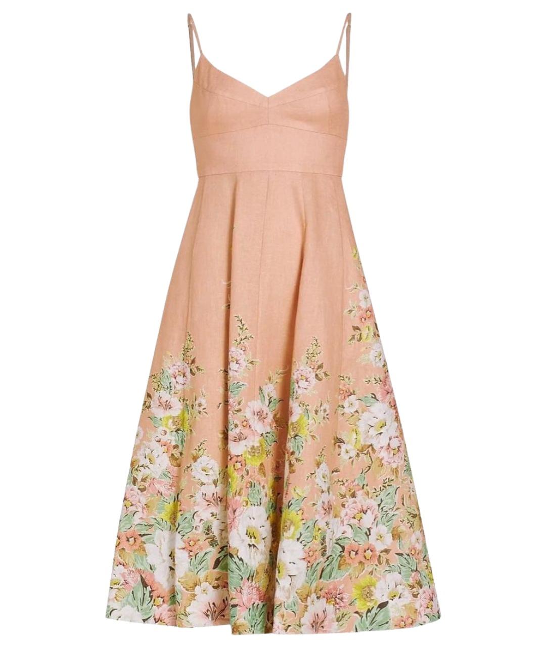 ZIMMERMANN Мульти льняной сарафан, фото 1