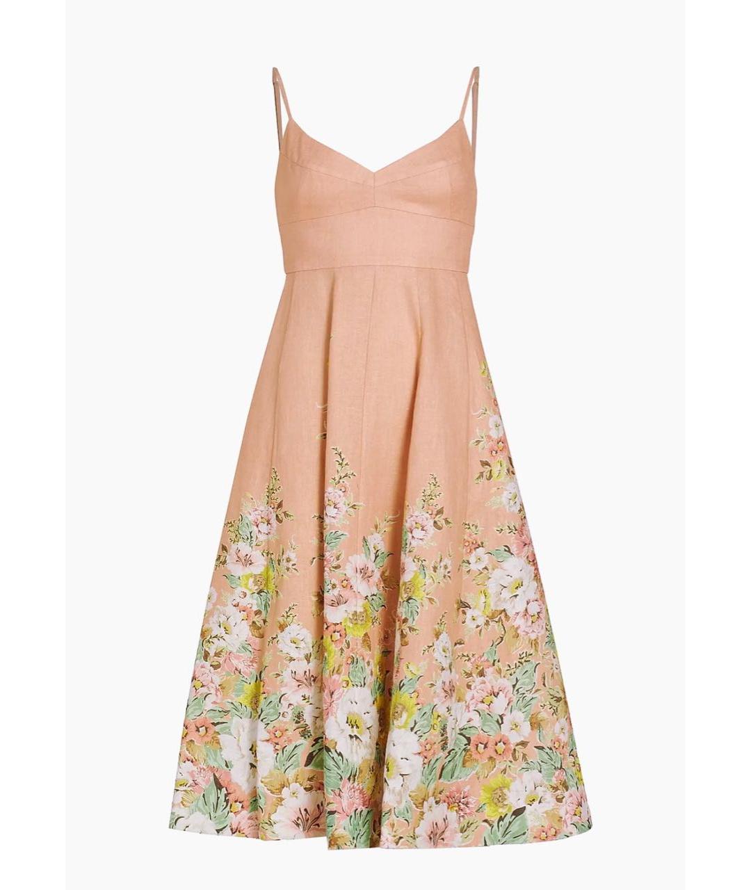 ZIMMERMANN Мульти льняной сарафан, фото 7