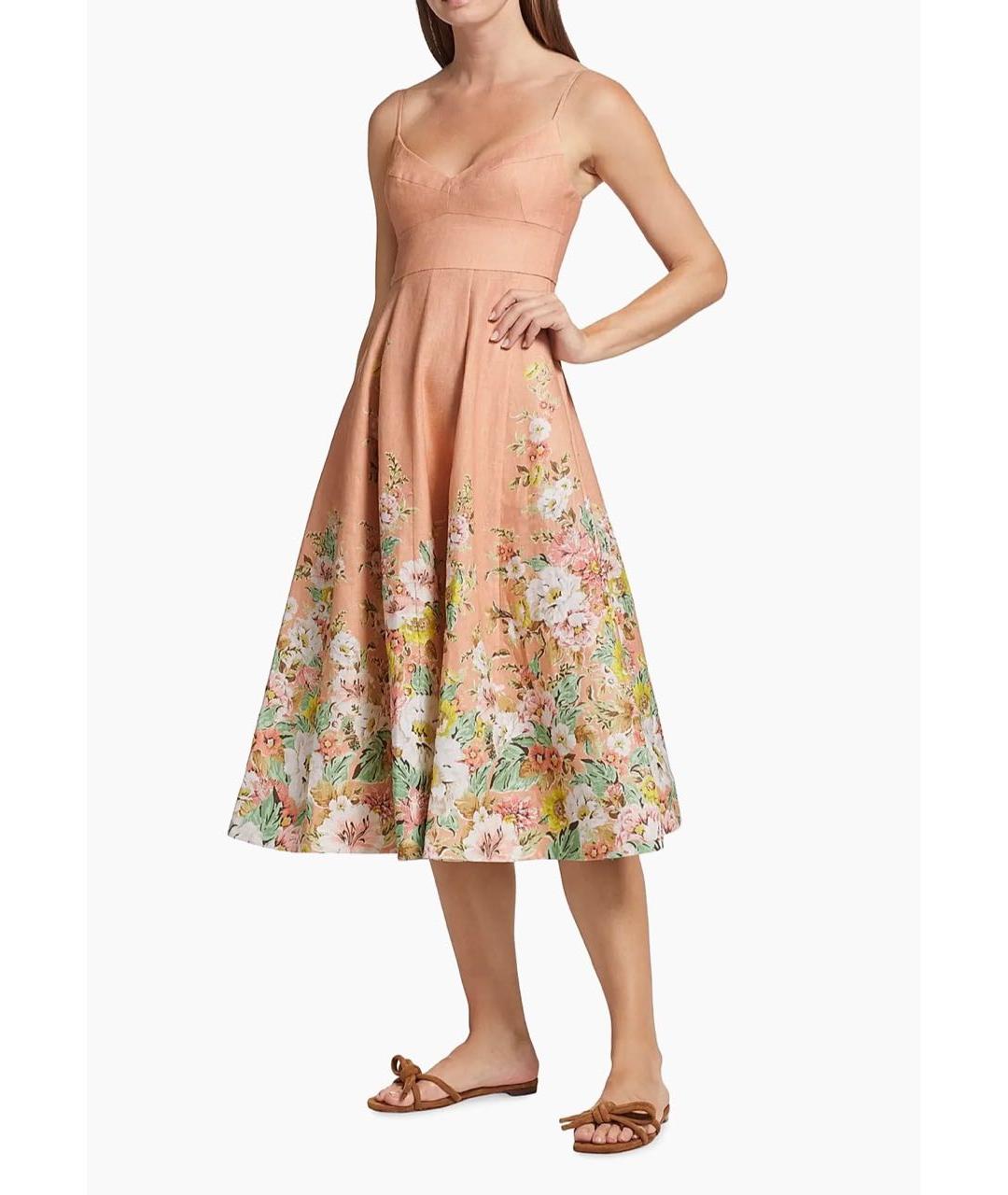 ZIMMERMANN Мульти льняной сарафан, фото 6