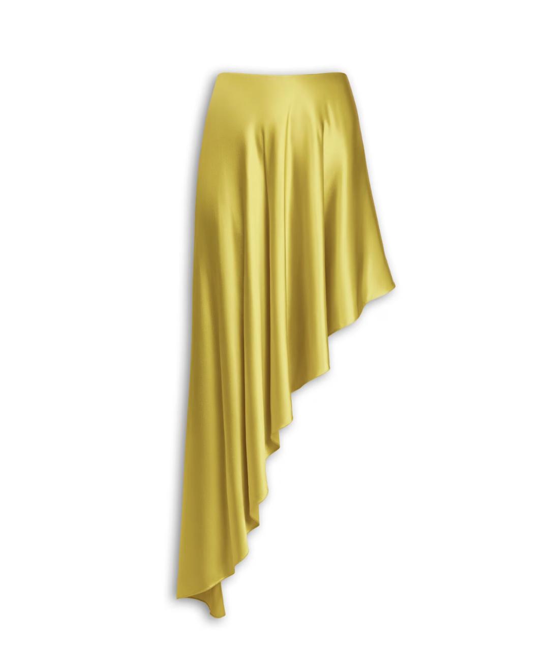 ALAIA Зеленая вискозная юбка мини, фото 1