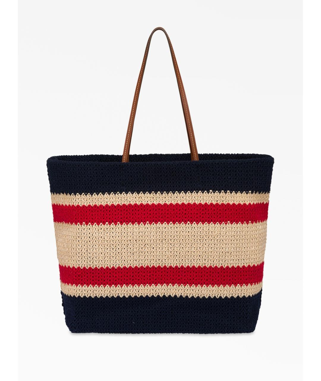 MIU MIU Темно-синяя сумка тоут, фото 3