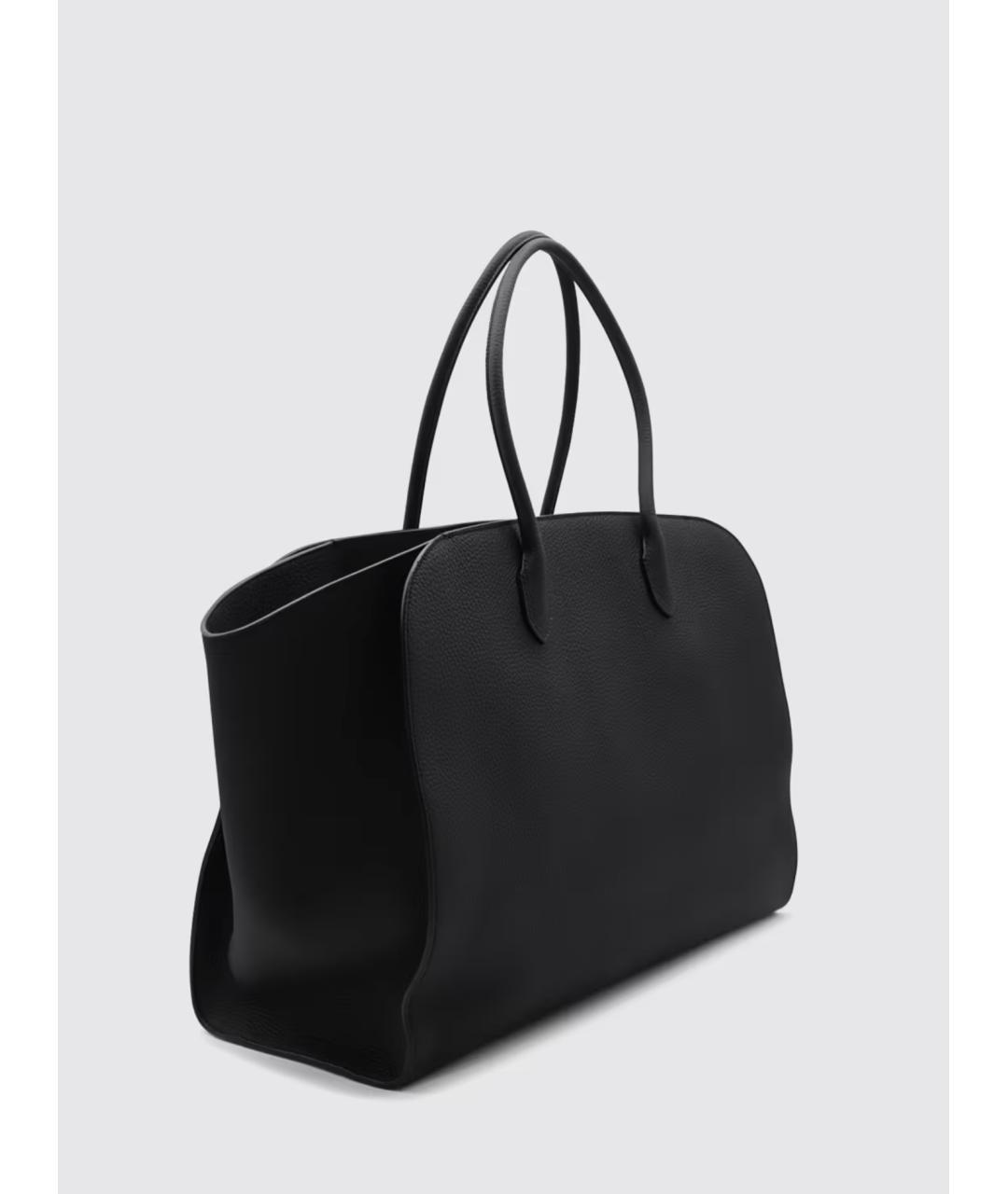 THE ROW Черная кожаная сумка тоут, фото 2