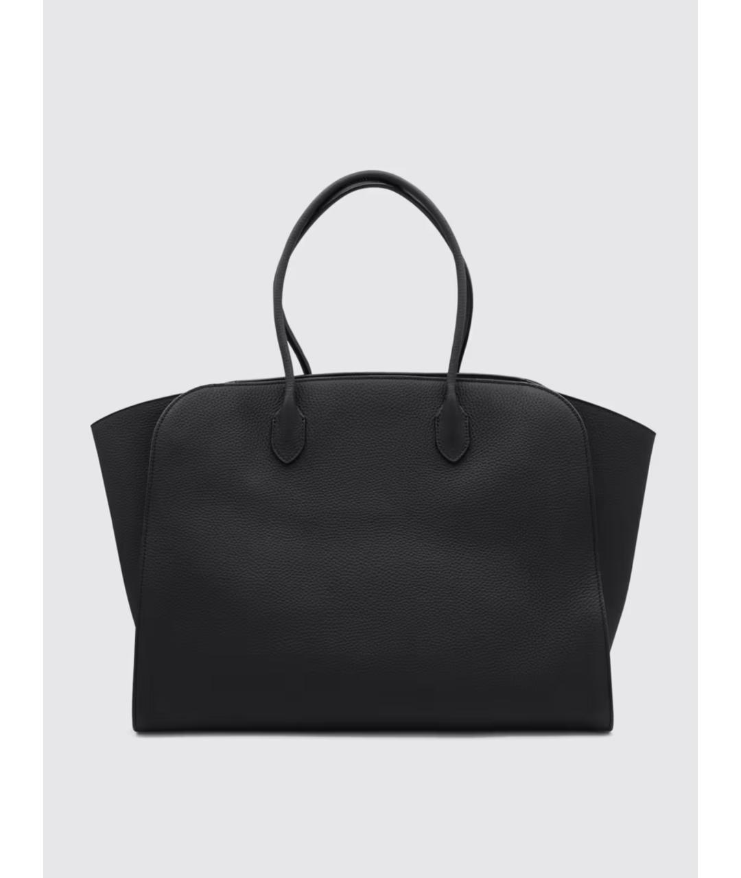 THE ROW Черная кожаная сумка тоут, фото 4