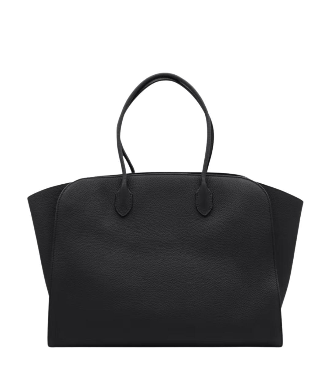 THE ROW Черная кожаная сумка тоут, фото 1