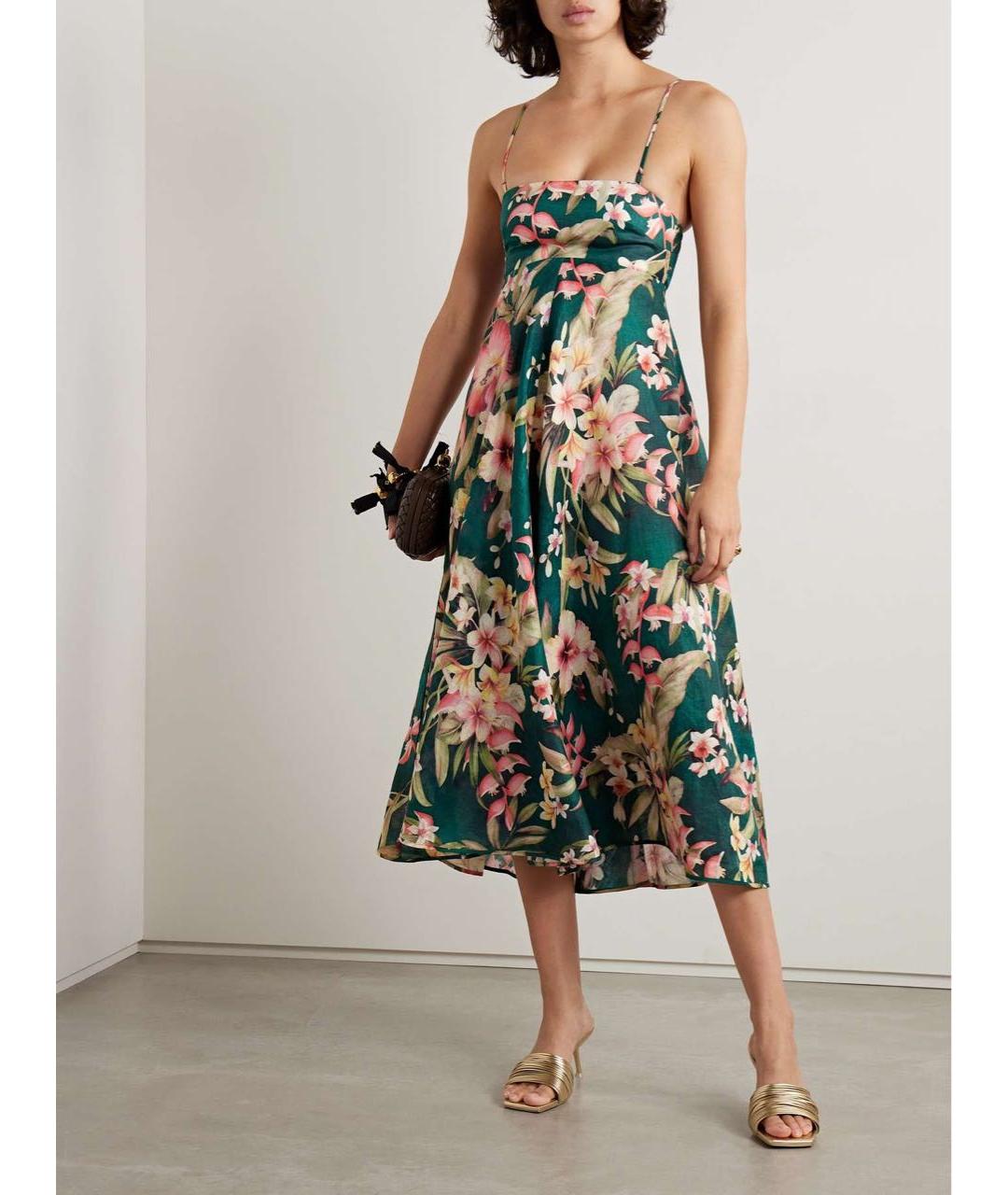 ZIMMERMANN Мульти льняной сарафан, фото 3