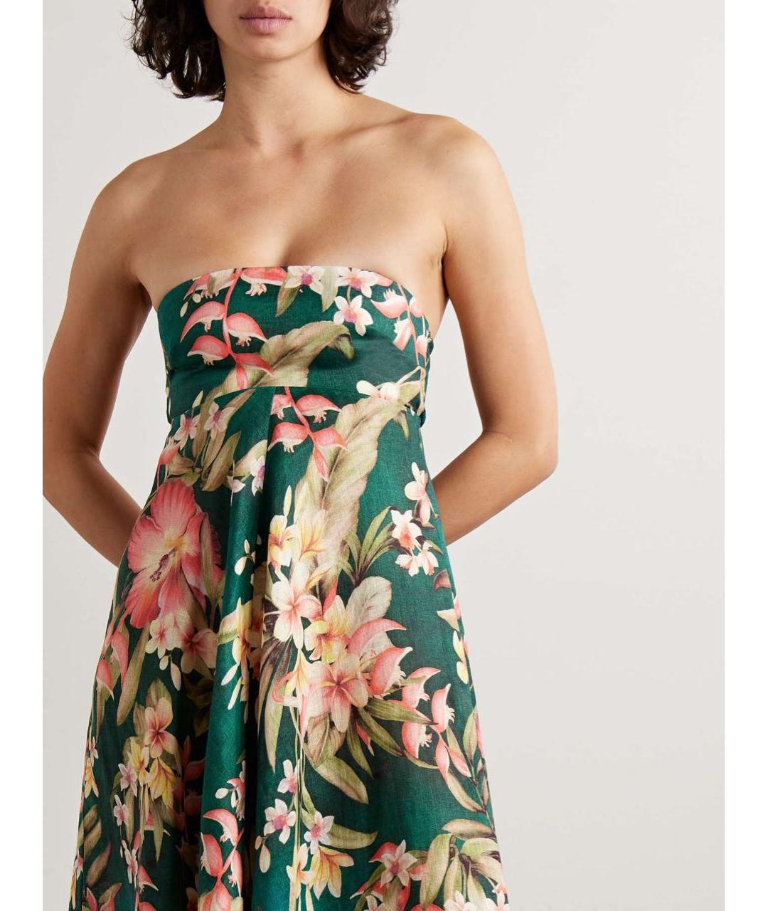 ZIMMERMANN Мульти льняной сарафан, фото 5