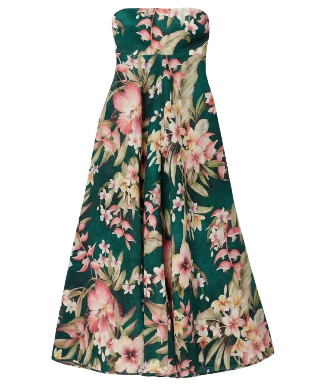 ZIMMERMANN Мульти льняной сарафан, фото 1