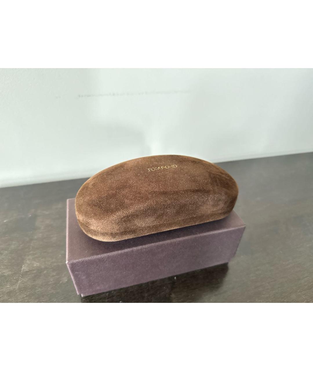 TOM FORD Черные пластиковые солнцезащитные очки, фото 3