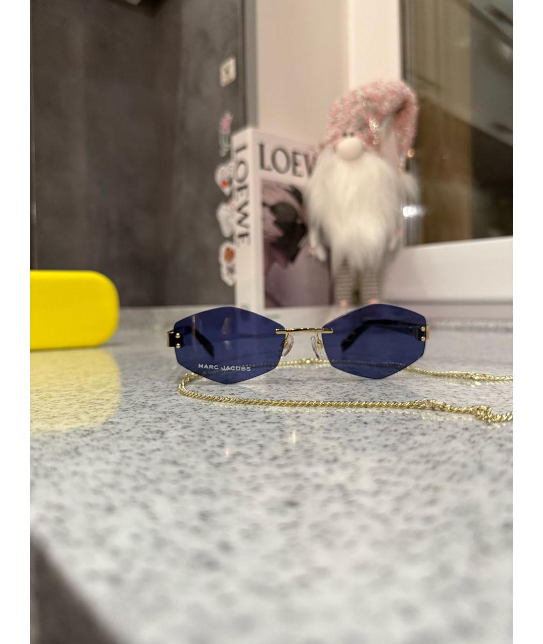 MARC JACOBS Коричневые пластиковые солнцезащитные очки, фото 2