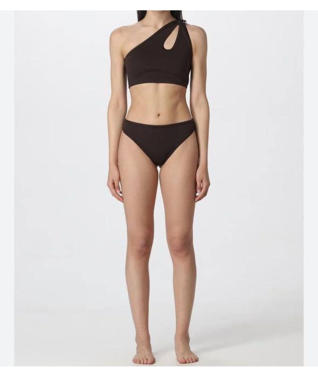 BOTTEGA VENETA Коричневый полиэстеровый купальник, фото 2