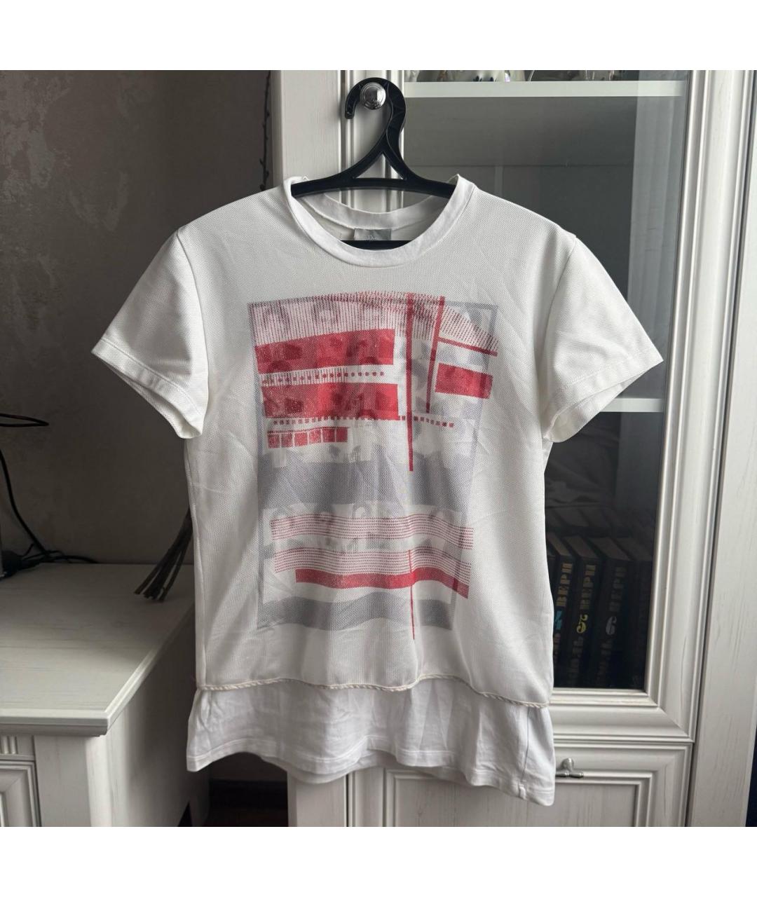 CHRISTIAN DIOR Белая хлопковая футболка, фото 6
