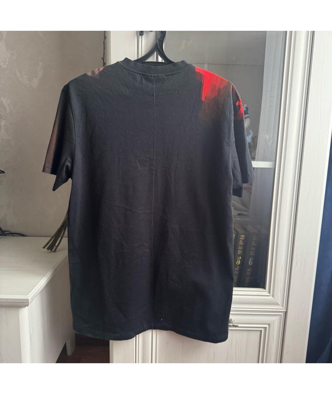 GIVENCHY Черная хлопковая футболка, фото 2