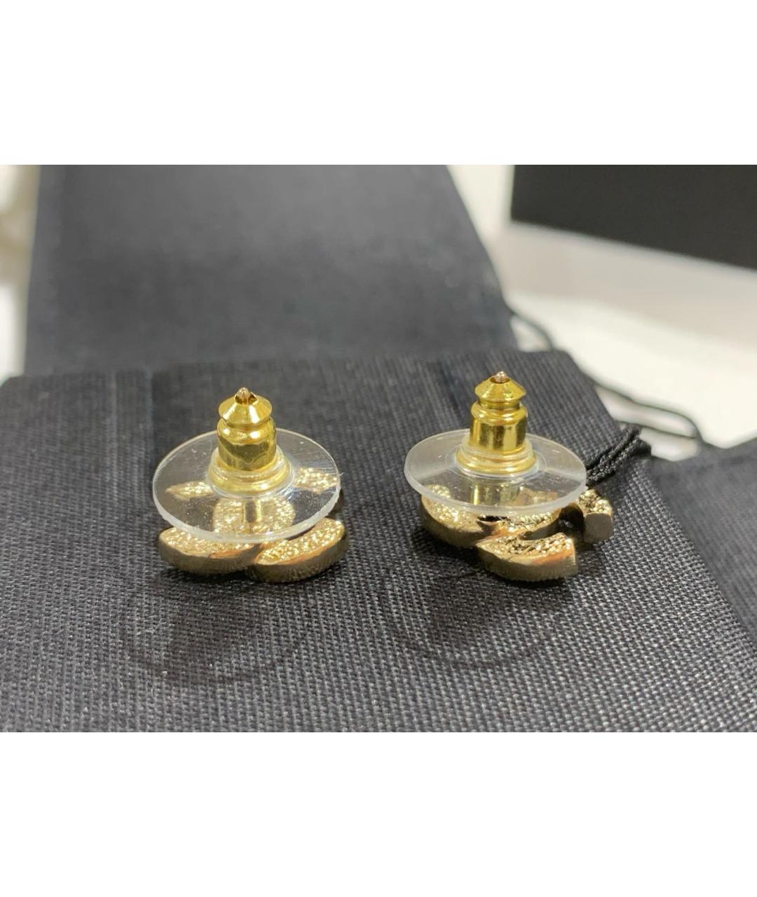 CHANEL Золотые серьги, фото 4