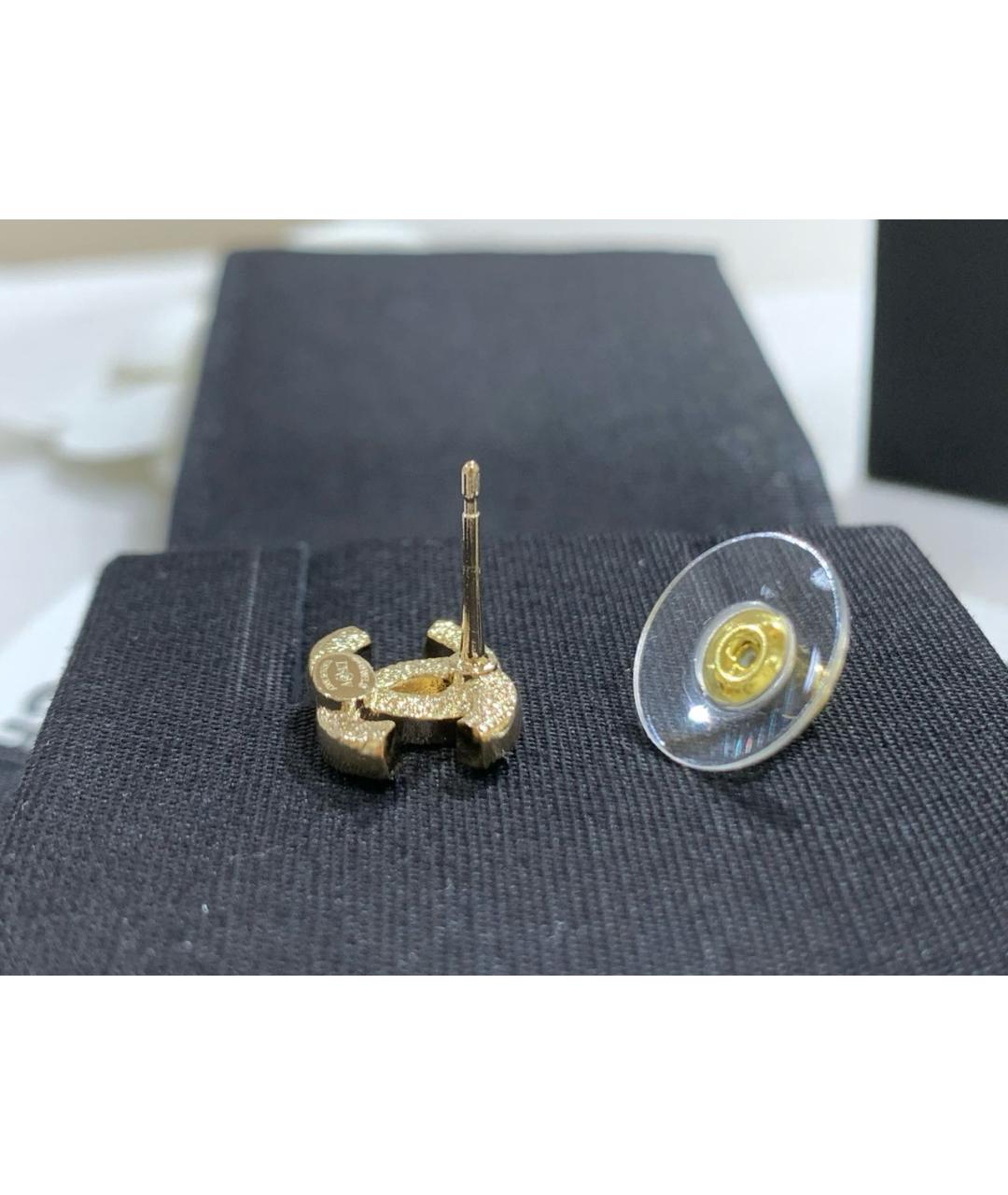 CHANEL Золотые серьги, фото 3