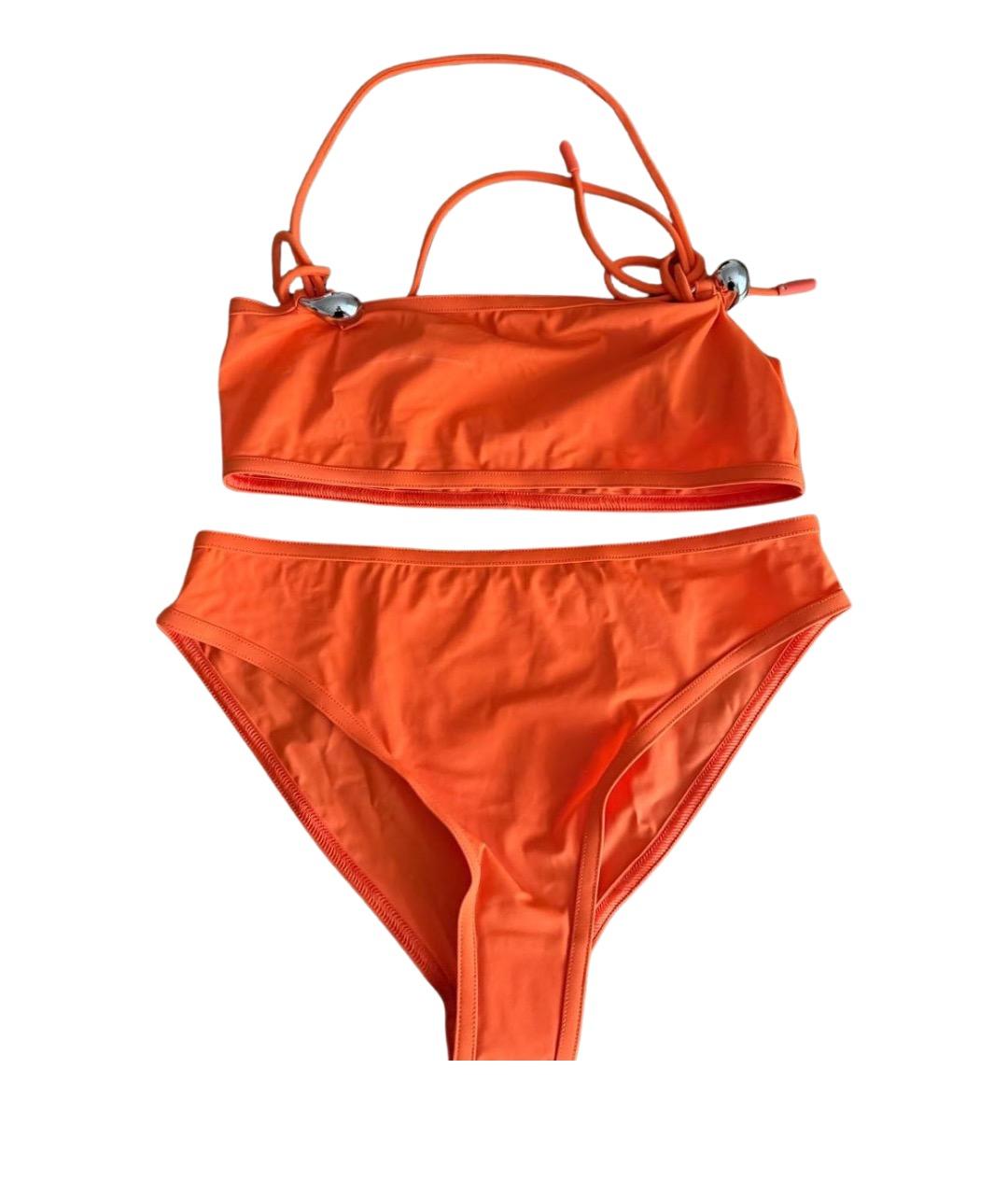 BOTTEGA VENETA Оранжевый полиэстеровый купальник, фото 1