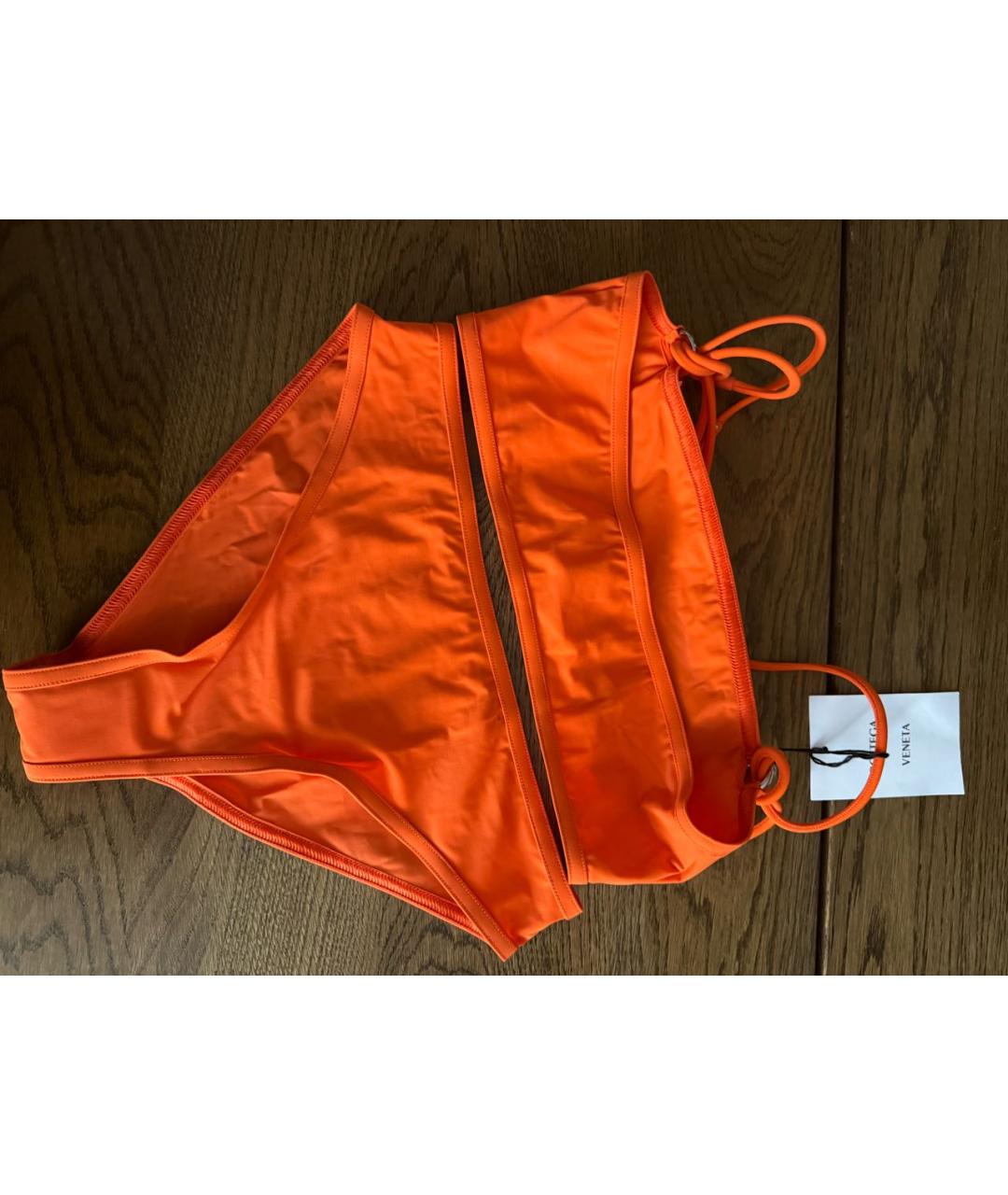 BOTTEGA VENETA Оранжевый полиэстеровый купальник, фото 6