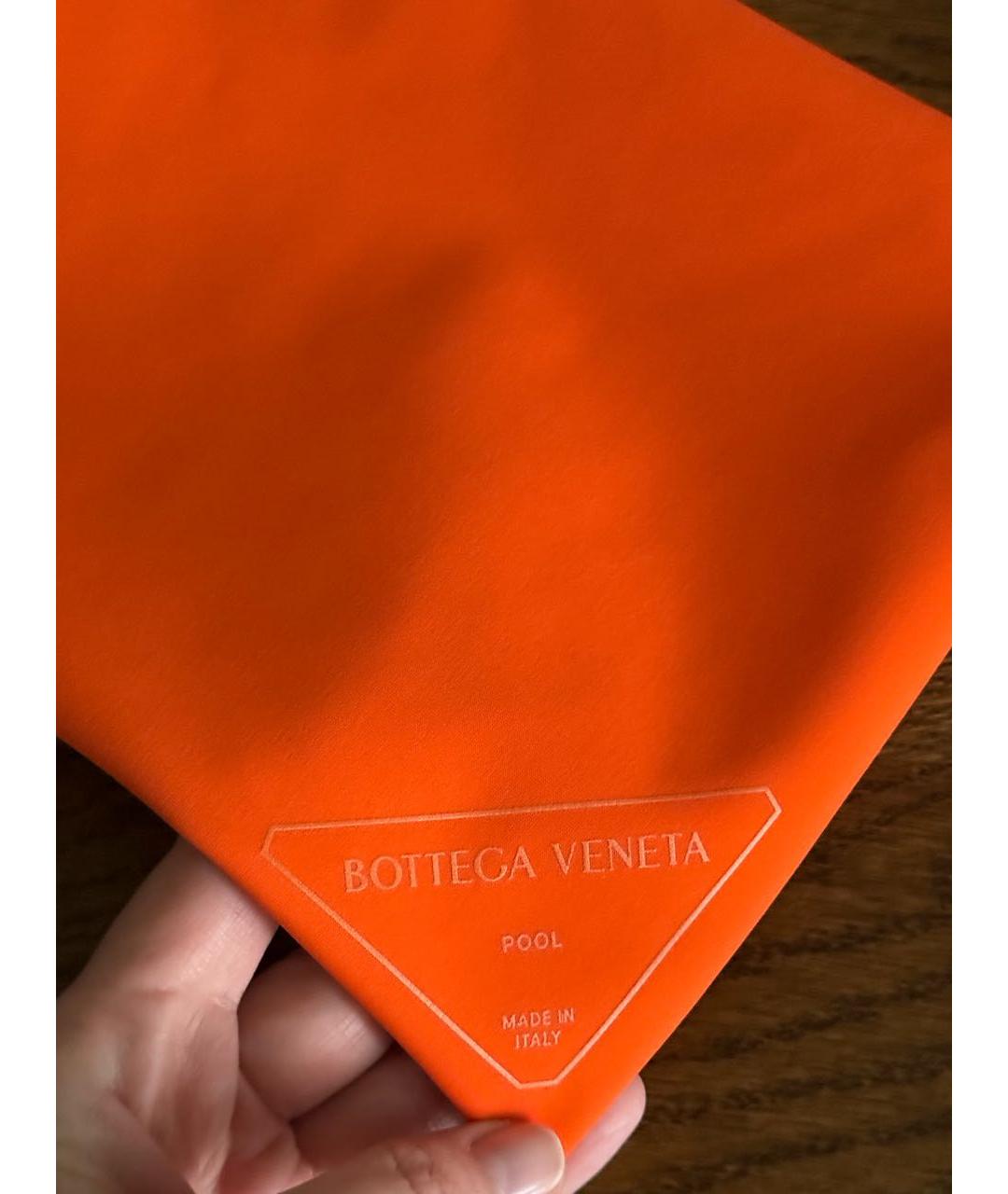 BOTTEGA VENETA Оранжевый полиэстеровый купальник, фото 3