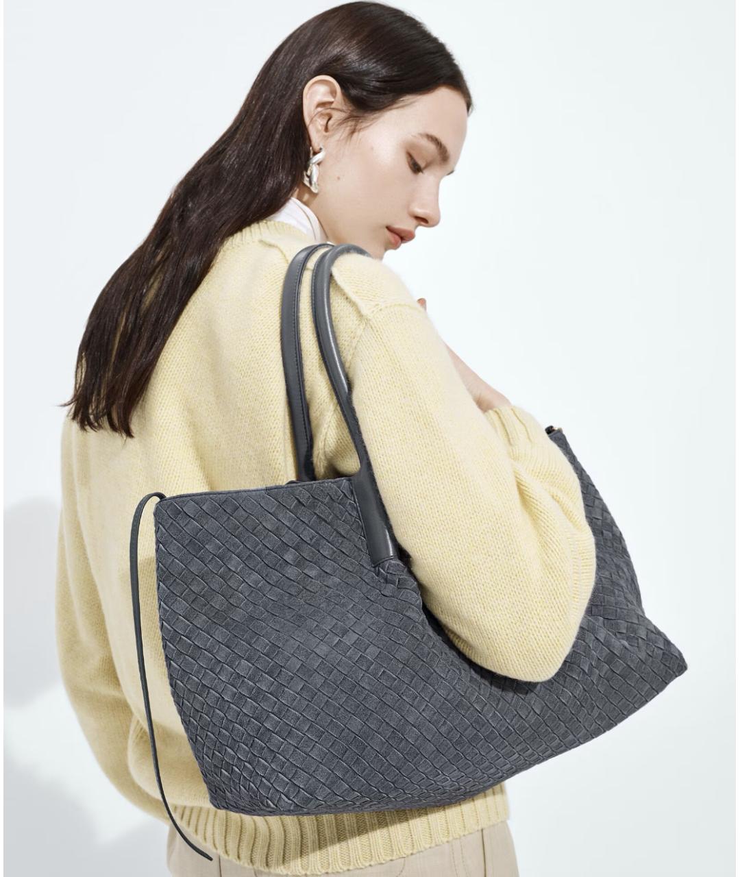 BOTTEGA VENETA Замшевая сумка через плечо, фото 5