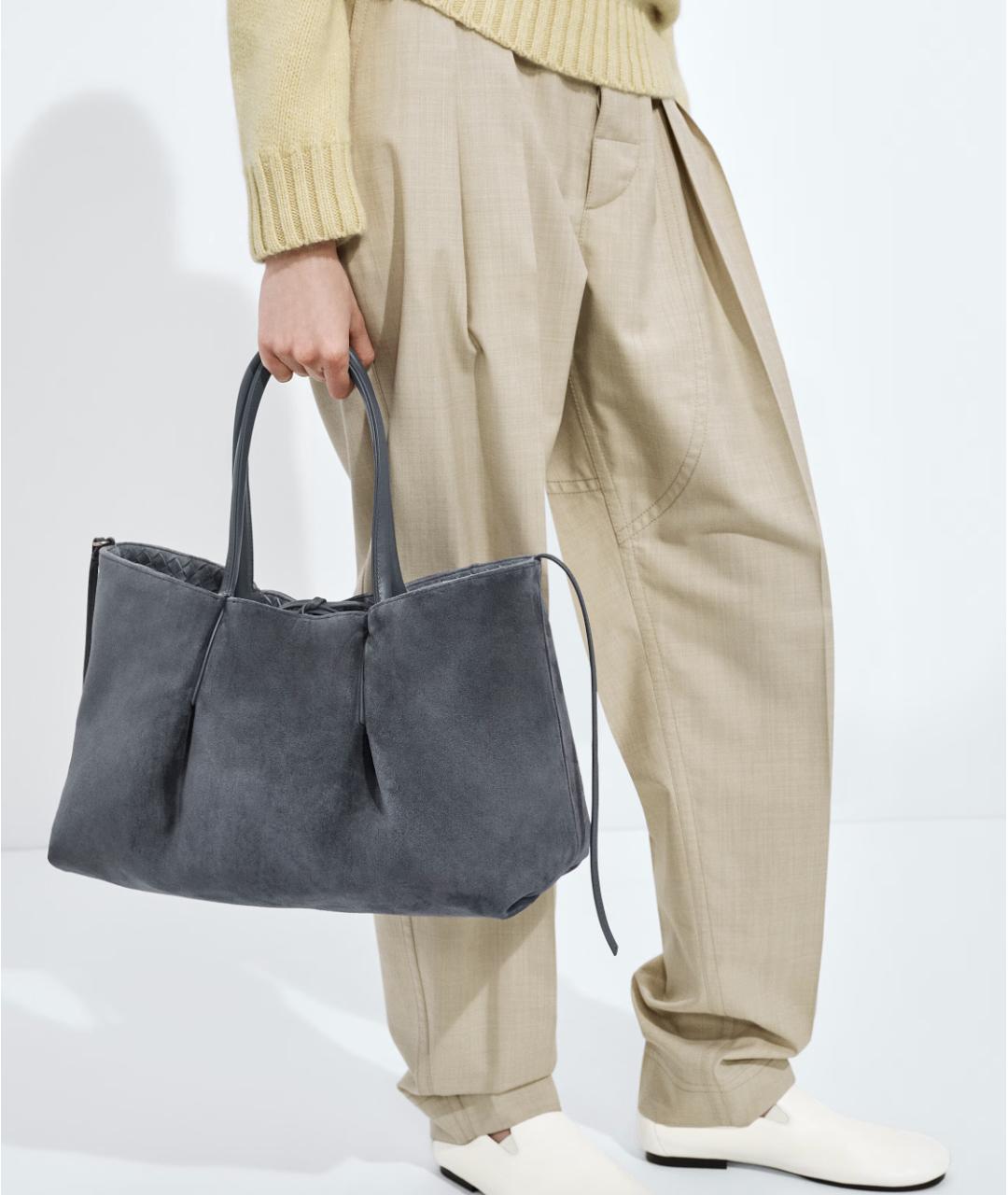 BOTTEGA VENETA Замшевая сумка через плечо, фото 7
