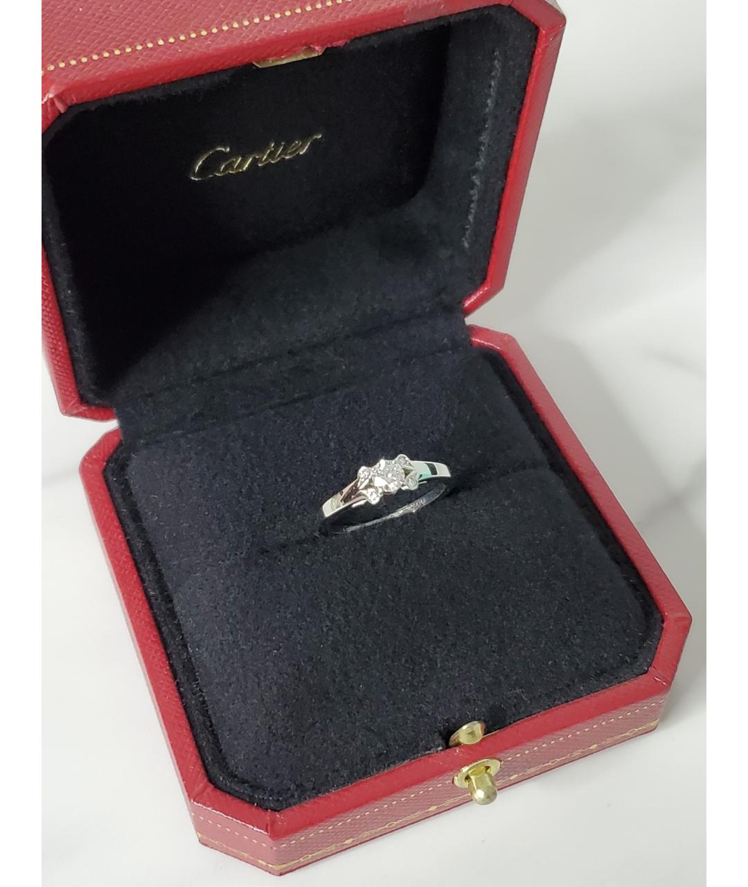 CARTIER Серебряное платиновое кольцо, фото 2