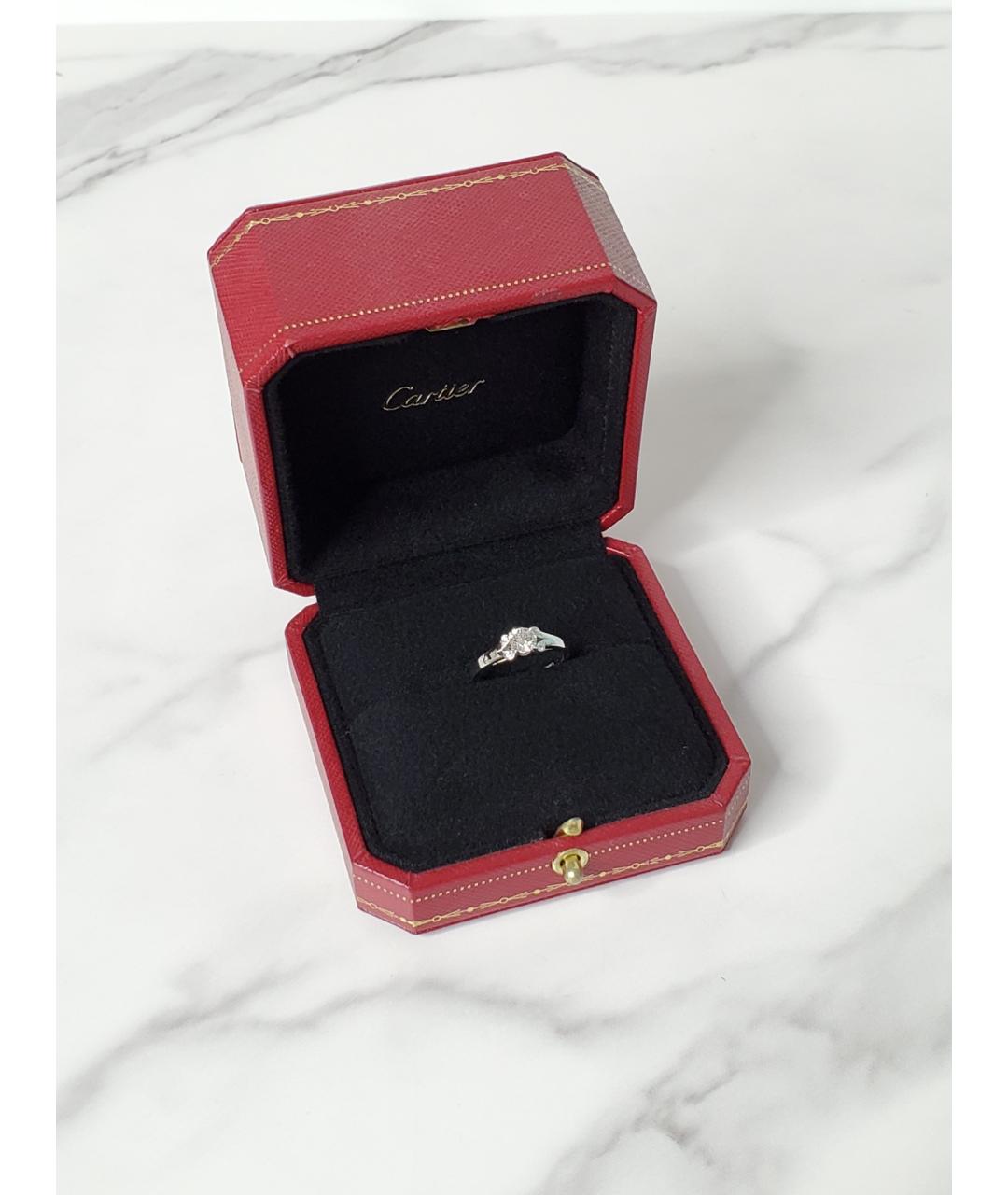 CARTIER Серебряное платиновое кольцо, фото 2