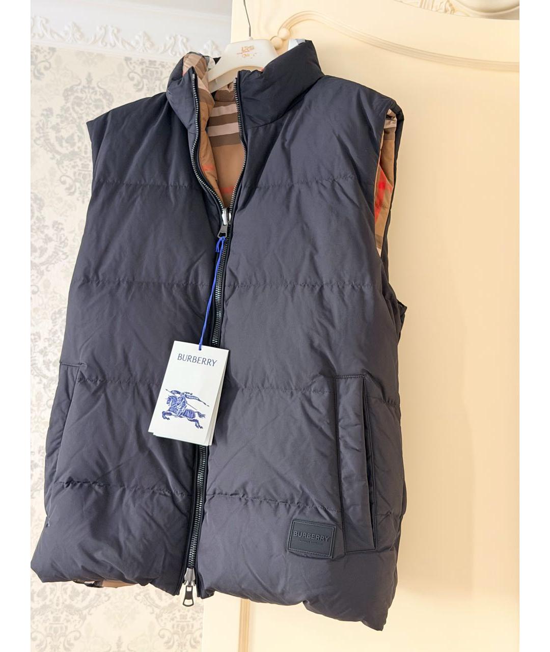 BURBERRY Черный жилет, фото 3