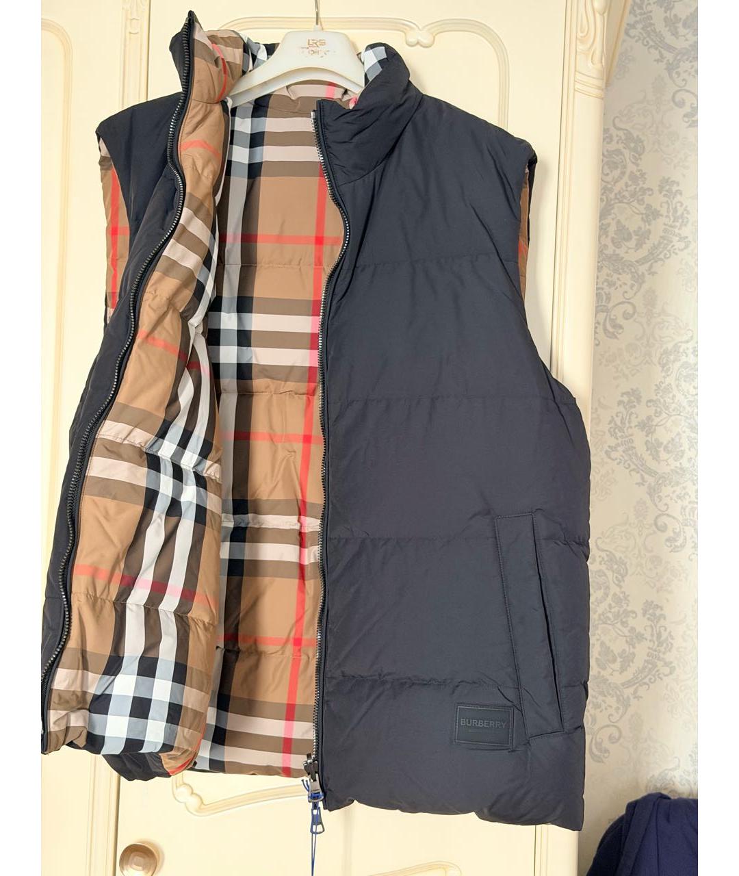 BURBERRY Черный жилет, фото 4