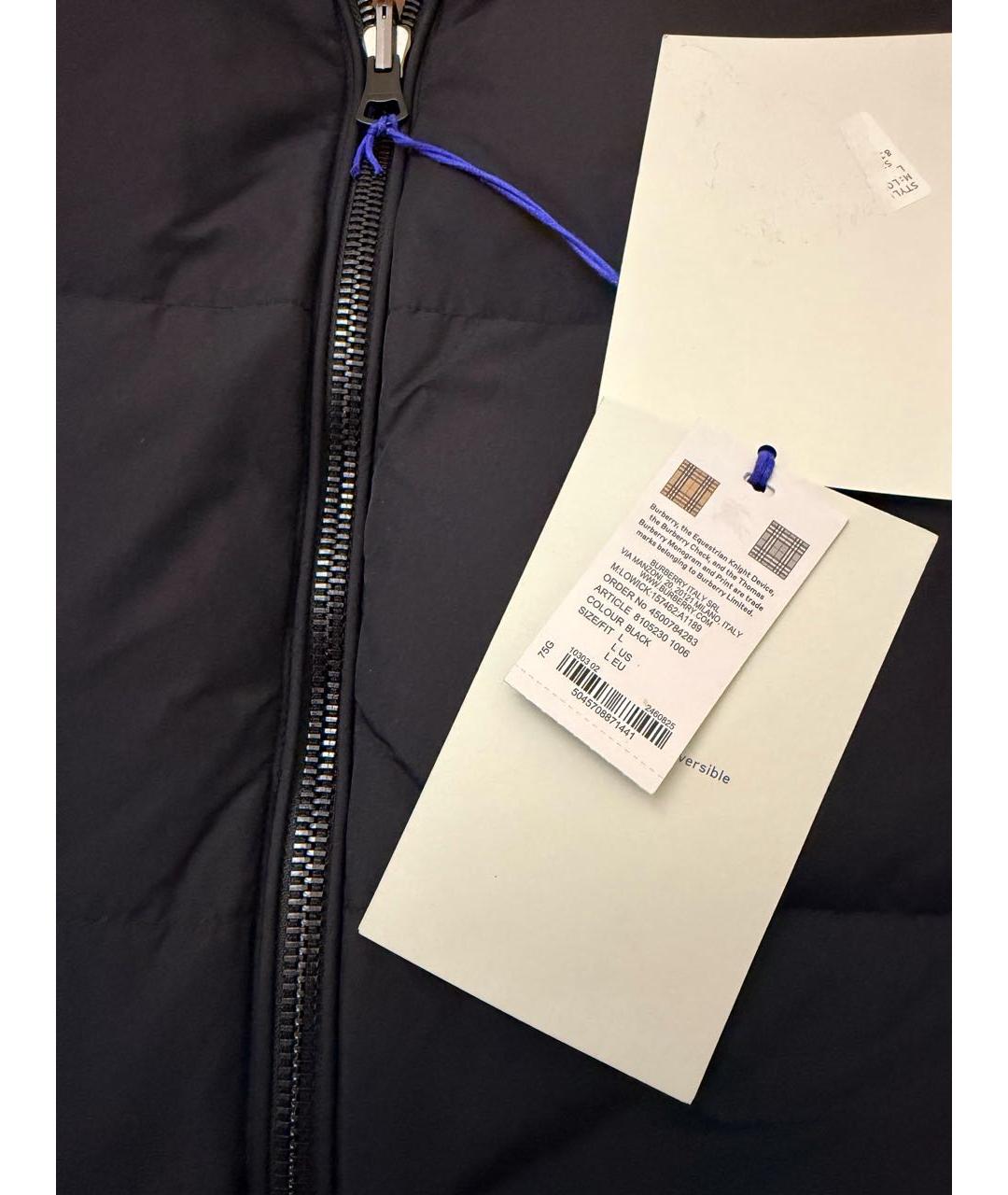 BURBERRY Черный жилет, фото 8