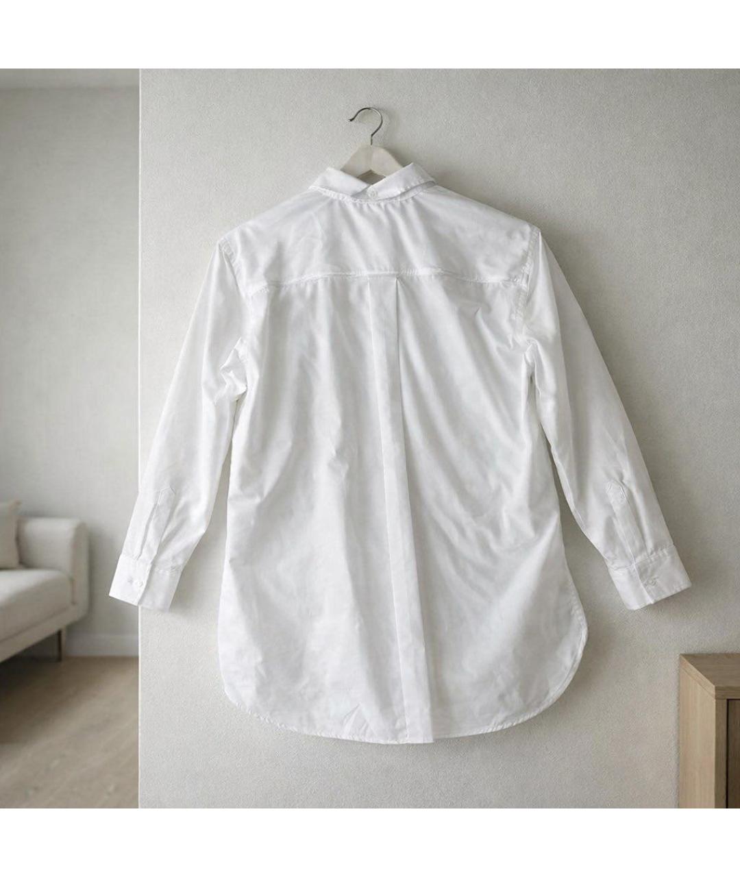 KARL LAGERFELD Белая хлопко-эластановая рубашка, фото 2