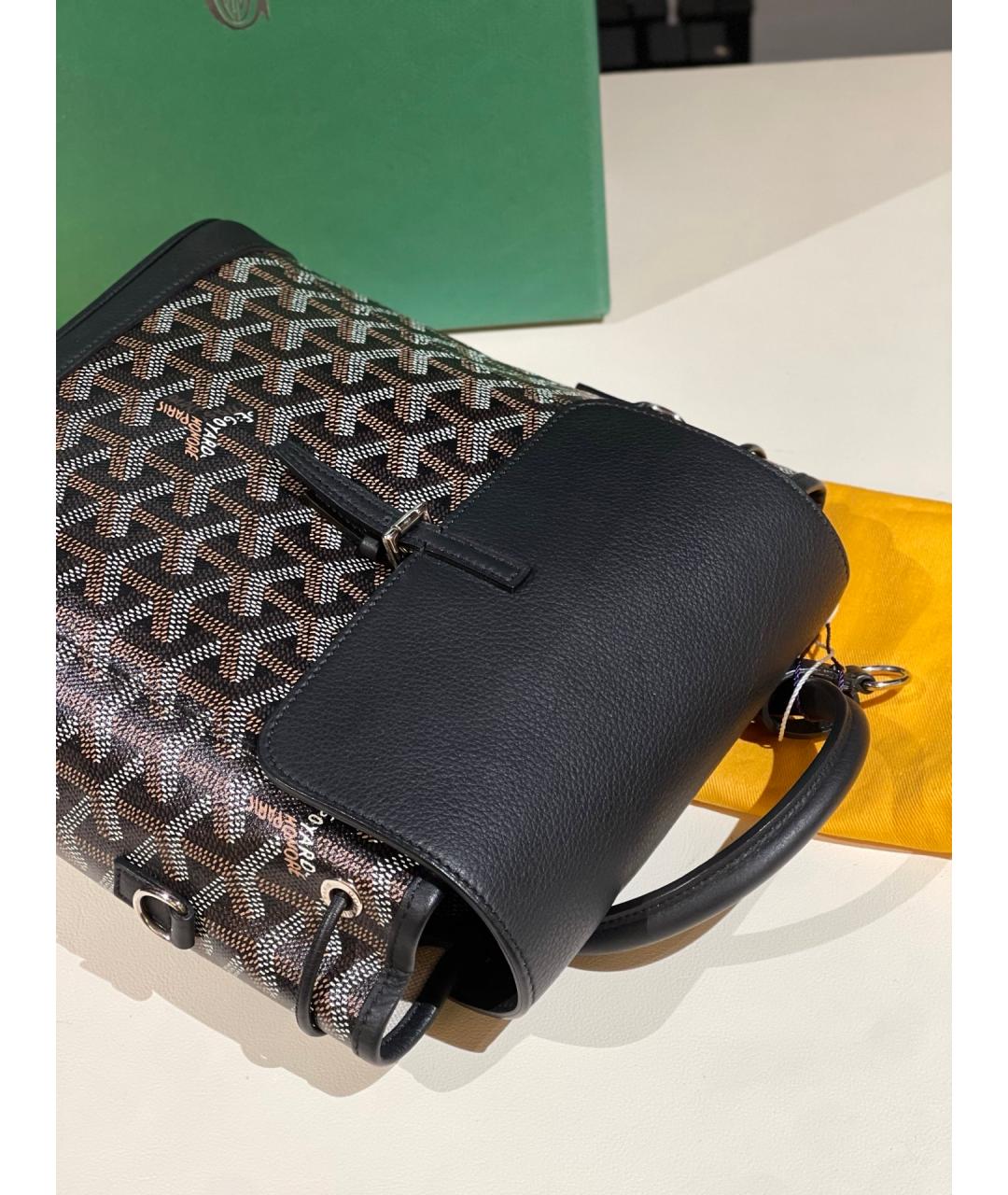 GOYARD Черный рюкзак, фото 6