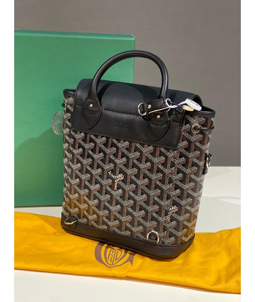 GOYARD Черный рюкзак, фото 4
