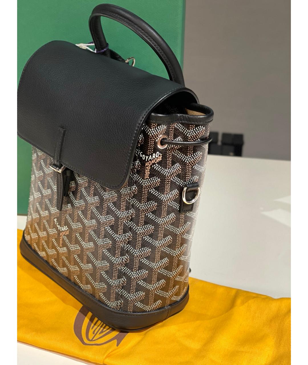GOYARD Черный рюкзак, фото 3
