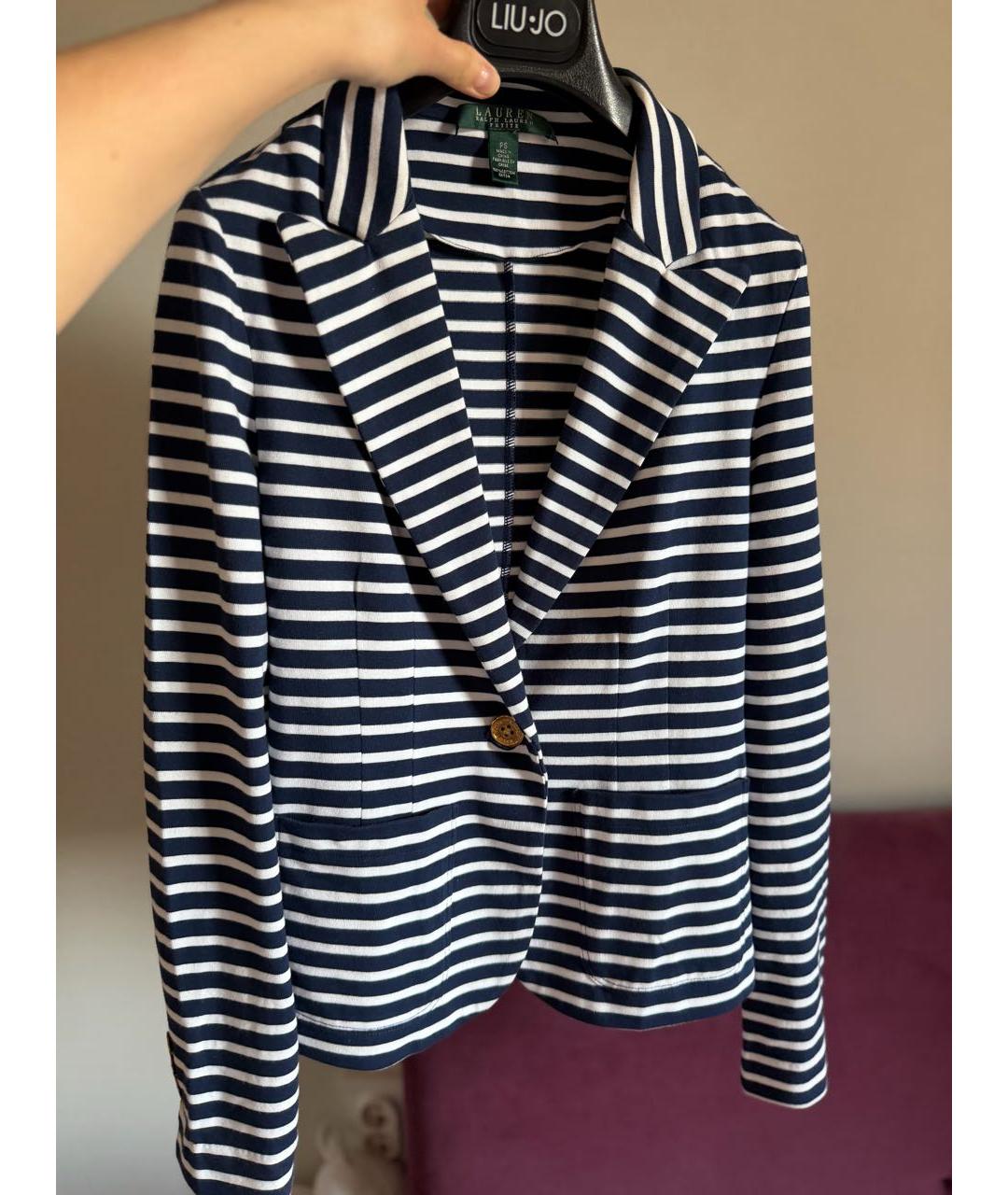 RALPH LAUREN Мульти хлопковый жакет/пиджак, фото 9